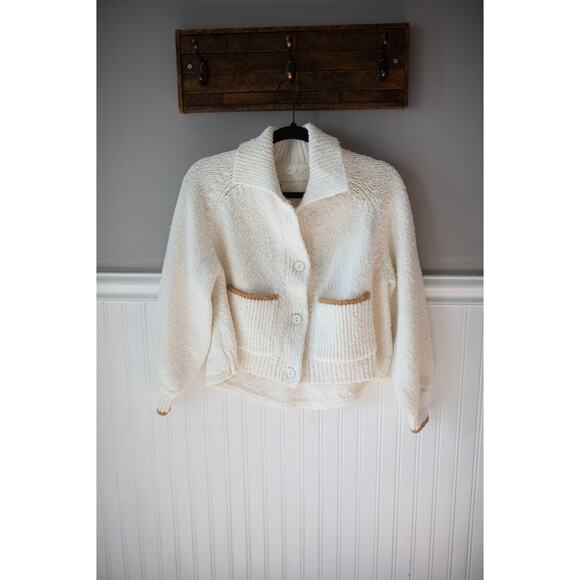 Anthropologie The Jesse Dog Icon Cardigan Sweater Pilcro Golden Retriever XXS - Picture 2 of 4